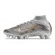 Nike Zoom Mercurial Superfly IX Elite DF AG Srebro 