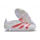 adidas Predator Elite Fold-over Tongue FG Biały Czerwony