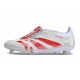 adidas Predator Elite Fold-over Tongue FG Biały Czerwony