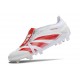 adidas Predator Elite Fold-over Tongue FG Biały Czerwony