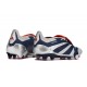 adidas Predator Elite Fold-over Tongue FG Srebro Czarny Czerwony