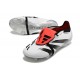 adidas Predator Elite Fold-over Tongue FG Biały Czarny Czerwony