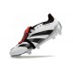 adidas Predator Elite Fold-over Tongue FG Biały Czarny Czerwony