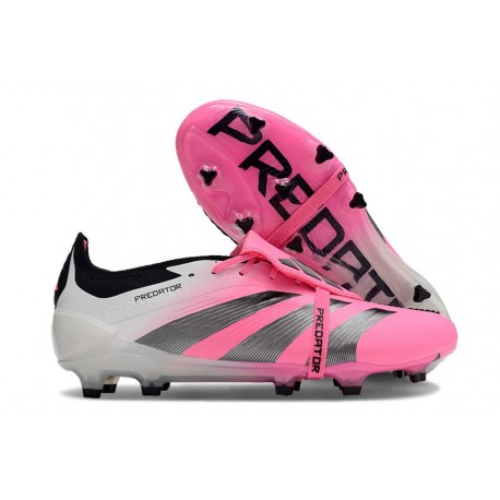 adidas Predator Elite Fold-over Tongue FG Różowy Biały Czarny