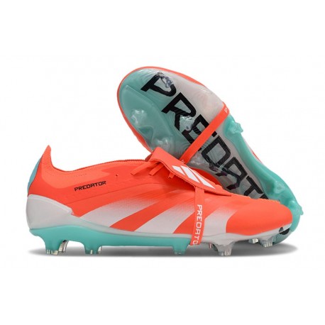 adidas Predator Elite Fold-over Tongue FG Czerwony Biały Niebieski