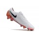 Buty Nike Tiempo Legend 10 Elite FG Biały Czarny Pomarańczowy