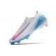 Buty Nike Air Zoom Mercurial Vapor 16 Elite FG Biały Niebieski Różowy