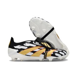 Buty adidas Predator 24 Elite FT FG Czarny Biały Złoto