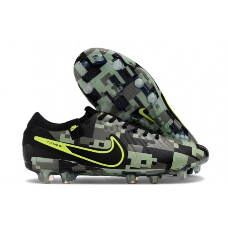 Buty Nike Tiempo Legend 10 Elite FG Zielony Czarny