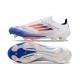 adidas F50+ Elite FG Biały Niebieski Czerwony