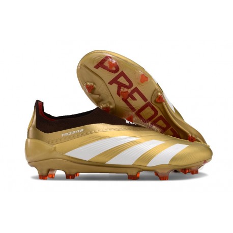 Korki adidas Predator Elite LL FG Złoto Biały Czerwony