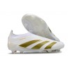 Korki adidas Predator Elite LL FG Biały Złoto