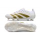 Buty piłkarskie Adidas Predator 24 Elite FG Biały Złoto 