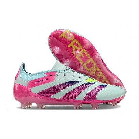 Buty piłkarskie Adidas Predator 24 Elite FG Niebieski Różowy