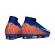 Nike Zoom Mercurial Superfly X Elite FG Niebieski Pomarańczowy Biały