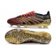 Buty piłkarskie Adidas Predator 24 Elite FG Czerwony Złoto Czarny