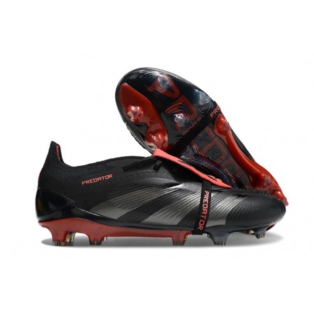 Adidas Predator Elite Tongue FG Czarny Czerwony