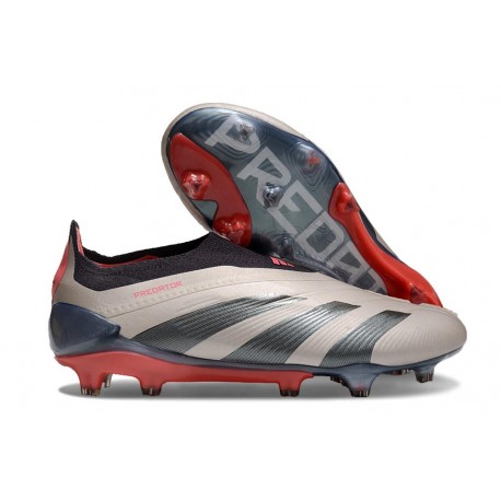 Korki adidas Predator Elite LL FG Platyna Metaliczna Czarny