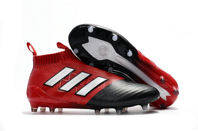 Korki Buty Adidas ACE 17 PureControl FG Czarny Czerwony Srebro