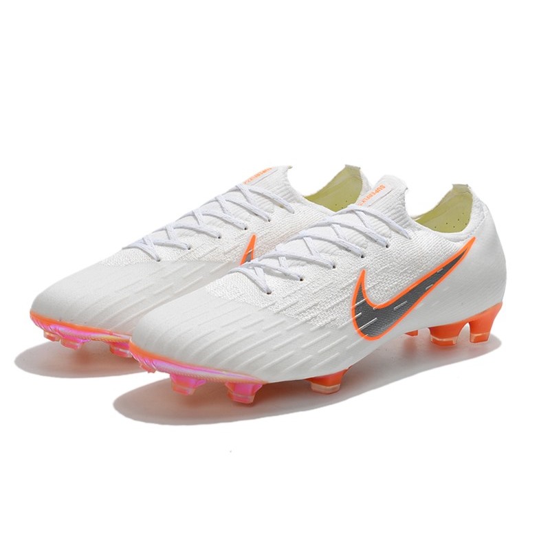 Korki Pilkarskie 2018 Nike Mercurial Vapor XII Elite FG - Biały Pomarańczowy