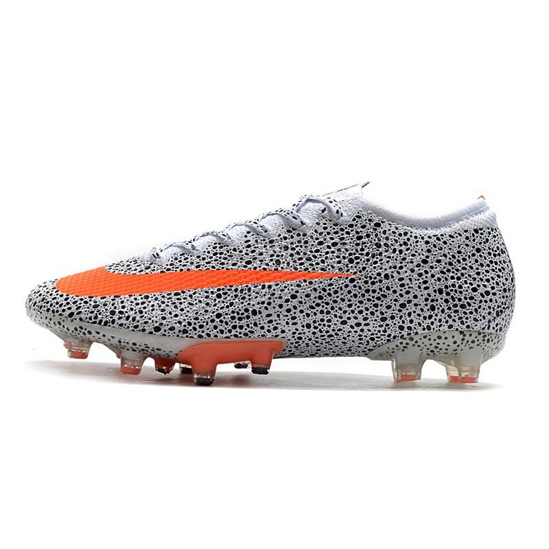 Korki Nike Mercurial Vapor 13 Elite AG CR7 Biały Pomarańczowy Czarny